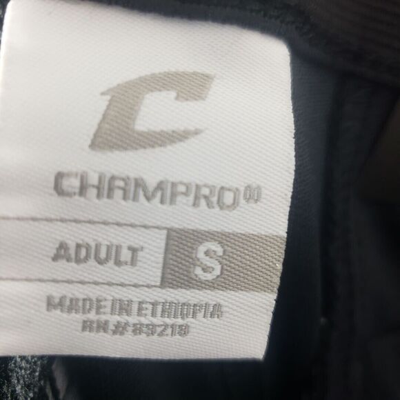 Champro Baseball Pants Mens Adult Small Black MVP Open Bottom Relaxed Fit - Picture 10 of 11